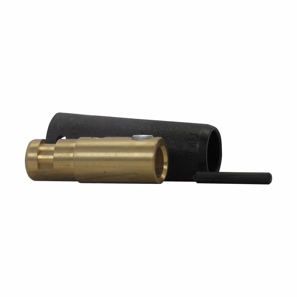 Crouse-Hinds Cam-Lok™ E1012-65 F Series E1012 Male Single Pole Plug, 120 VAC, 315 A, 3/0 to 4/0 AWG Wire, Setscrew