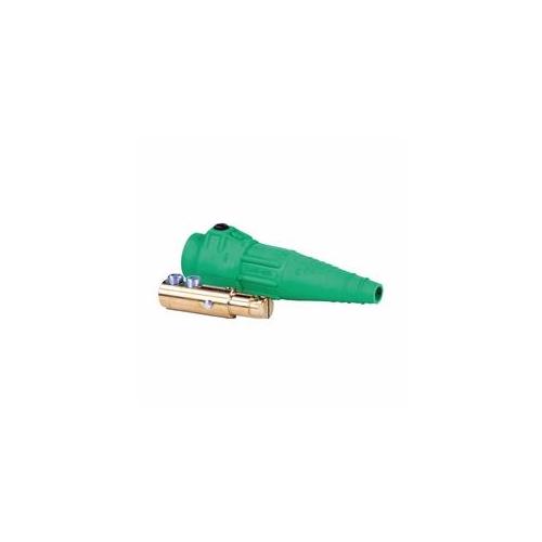 Crouse-Hinds Cam-Lok™ E-Z1018-8350 Standard Series E-Z1018 Male Non-Vulcanized Single Pole Plug, 600 VAC/VDC, 300 A, 2 to 2/0 AWG Wire, Double Set Screw Connection, NEMA 3R NEMA Rating