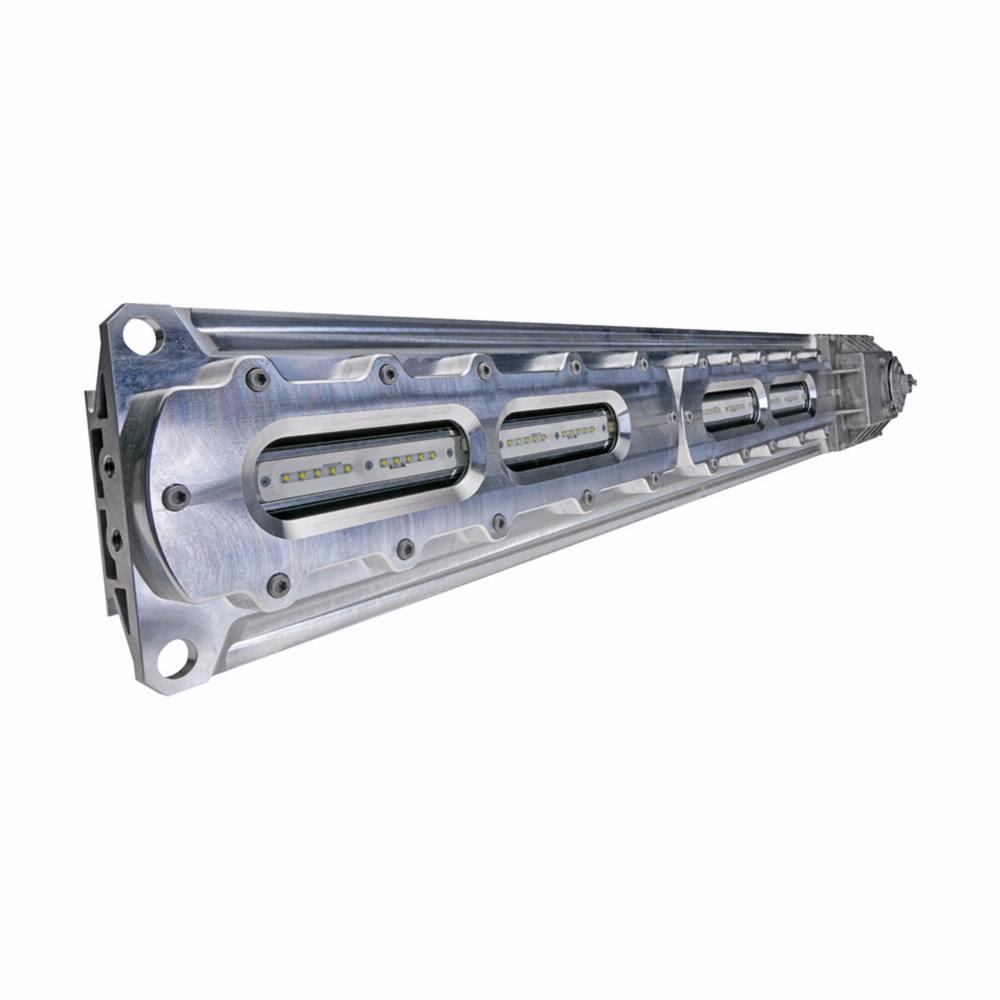 EATON Crouse-Hinds Hazard-Gard® ZP1057MTK Flush/Back Mounting Plate, For Use With Pauluhn™ XPL and ZPL Series LED Luminaires, Aluminum
