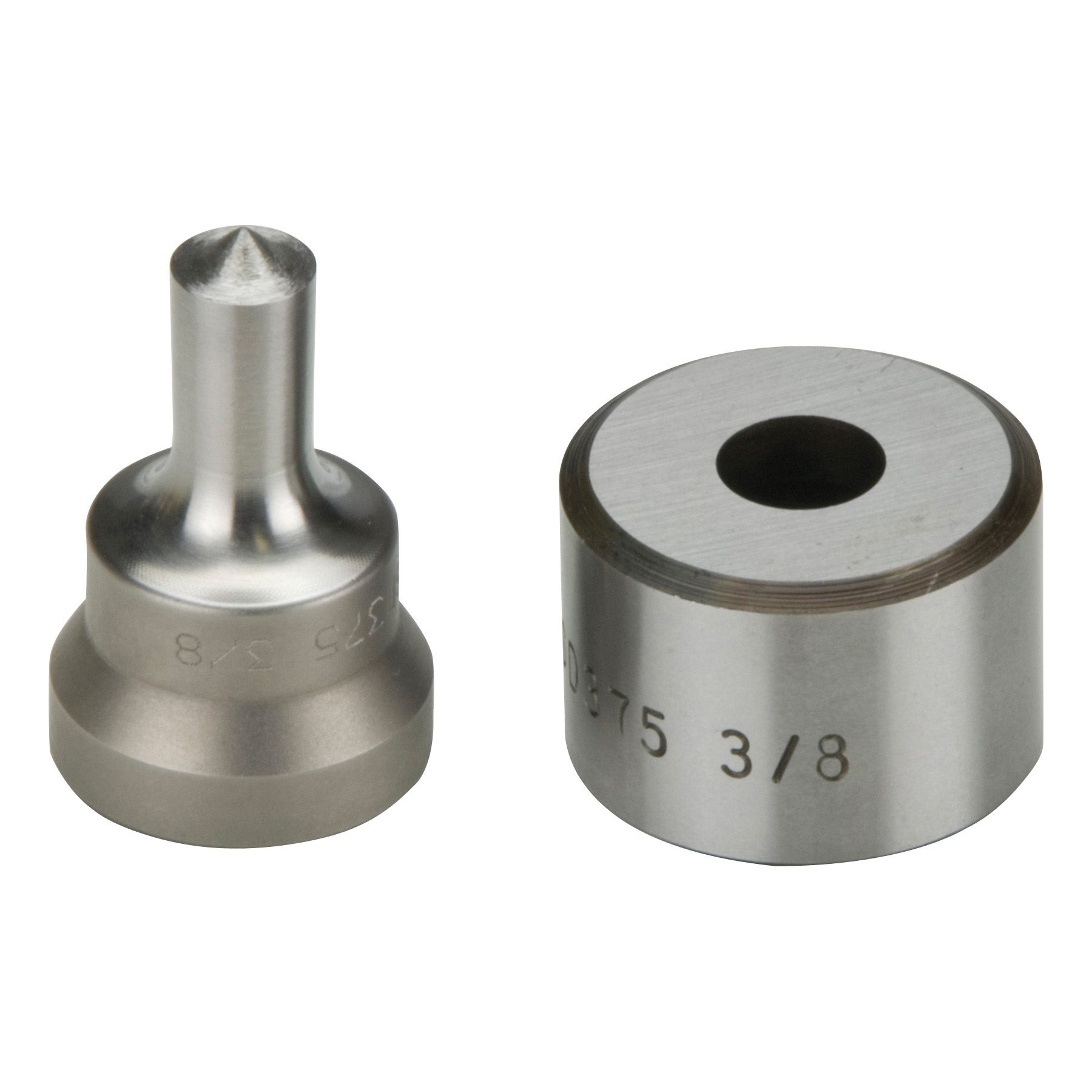 Enerpac® SPD-375 SP Series Metric Round Punch and Die Set, 0.38 in Hole, 5/16 in, 2 Pieces, Carbon Steel