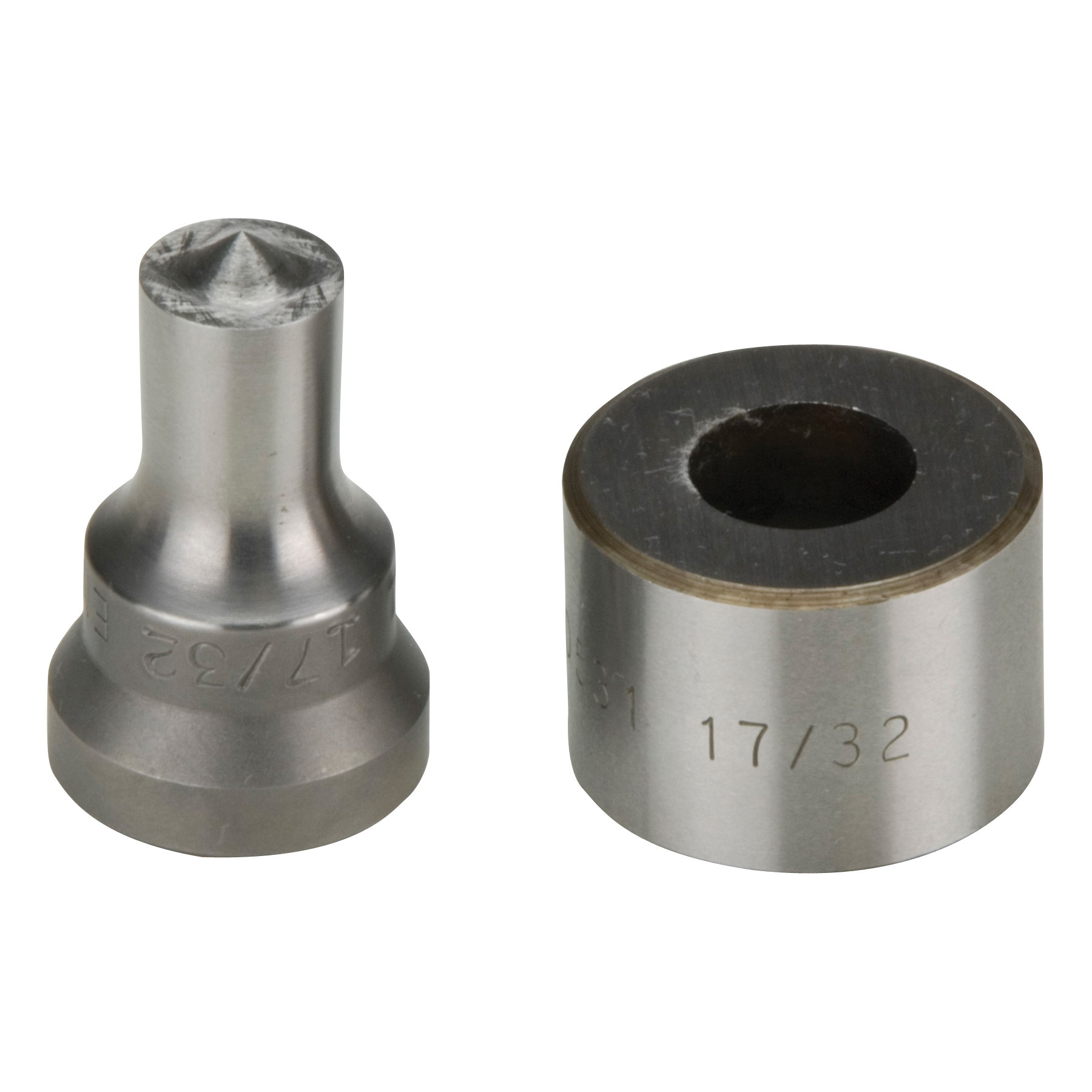 Enerpac® SPD-531 SP Series Metric Round Punch and Die Set, 0.53 in Hole, 7/16 in, 2 Pieces, Carbon Steel