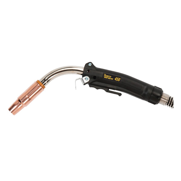 ESAB® 1040-1062 Spray Master® 450 Air-Cooled MIG Gun, 1/16 in Wire, 450 A, 15 ft L Cable