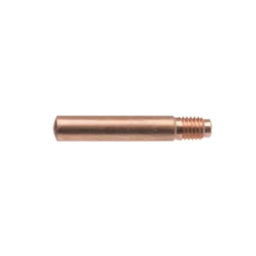 Tweco® 14-45 Standard Contact Tip, 0.045 in Wire, 0.054 in ID Tip, 1/4-28 UNF Thread, For Use With Gas Diffuser/MIG Gun, Copper Alloy, Smooth