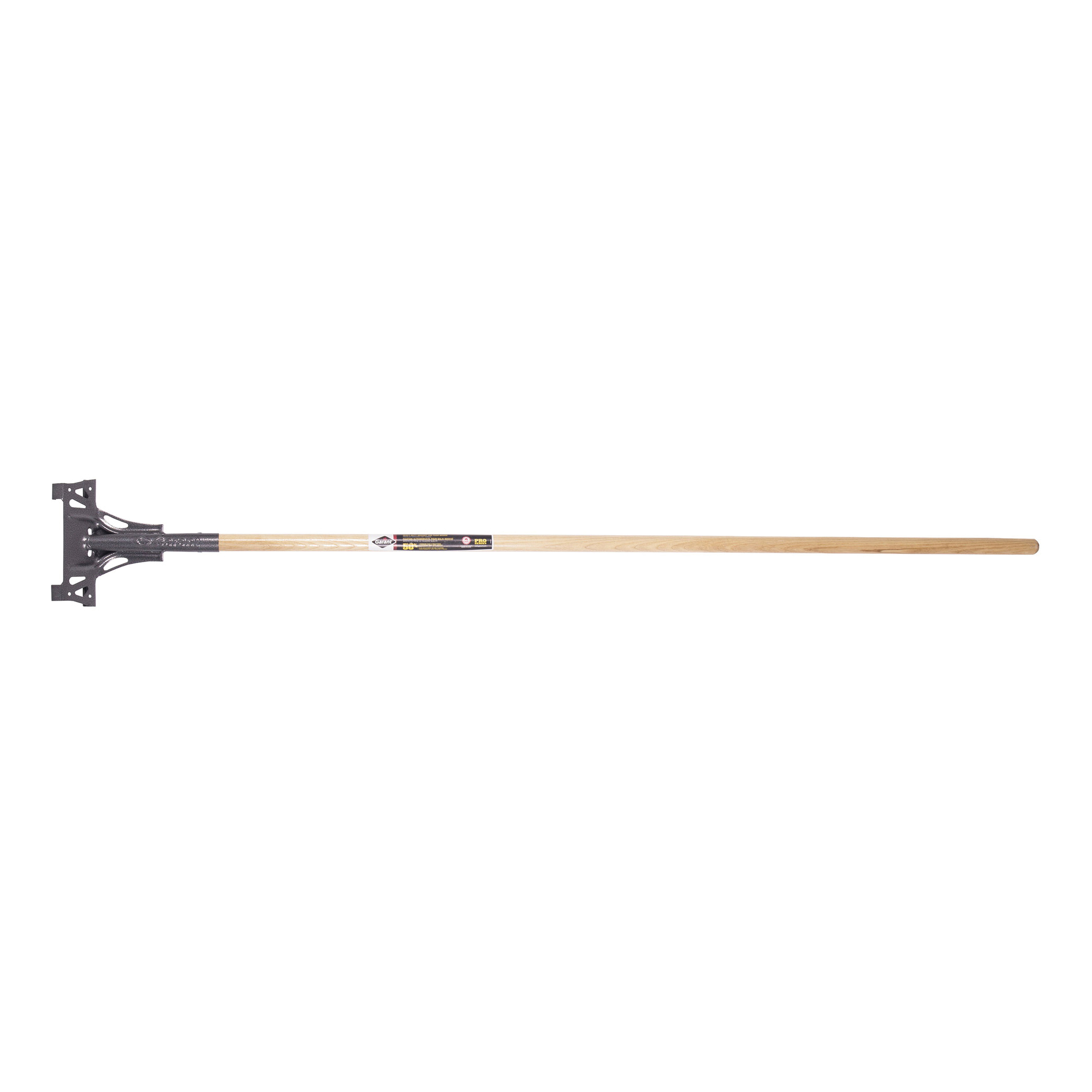 Garant® 83949 Pro Series Industrial-Grade Push Broom Handle With Heavy Duty Steel Attachment, 60 in L, Wood