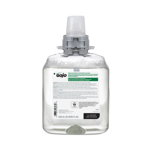 GOJO® 5165-04 Hand Cleaner, 1250 mL Nominal, Dispenser Refill Package, Foam Form, Fresh Fruit Odor/Scent, Clear/Colorless/Light Yellow