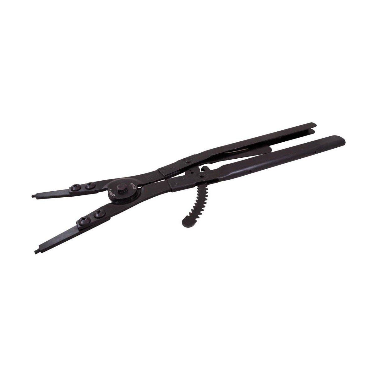 Gray Tools 82519 External Extra Large Heavy Duty Retaining Ring Plier, 0.17 in Straight Tip Jaw, 19 in OAL