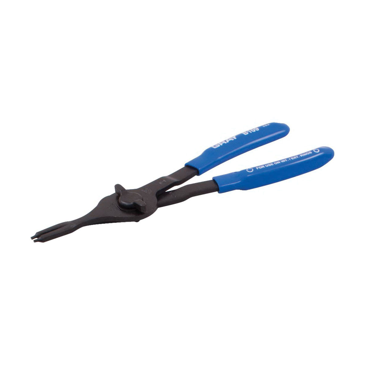 Gray Tools B109 Convertible Internal Snap Ring Plier, 0.09 in Straight Tip Jaw, 9-1/4 in OAL