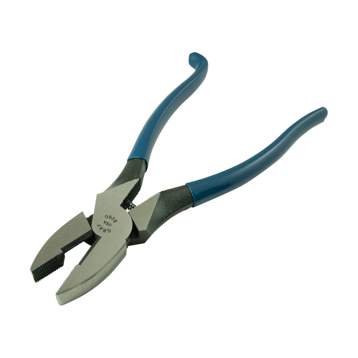 Gray Tools B260 Ironworker's Plier, Knurled Jaw, 9-1/2 in OAL