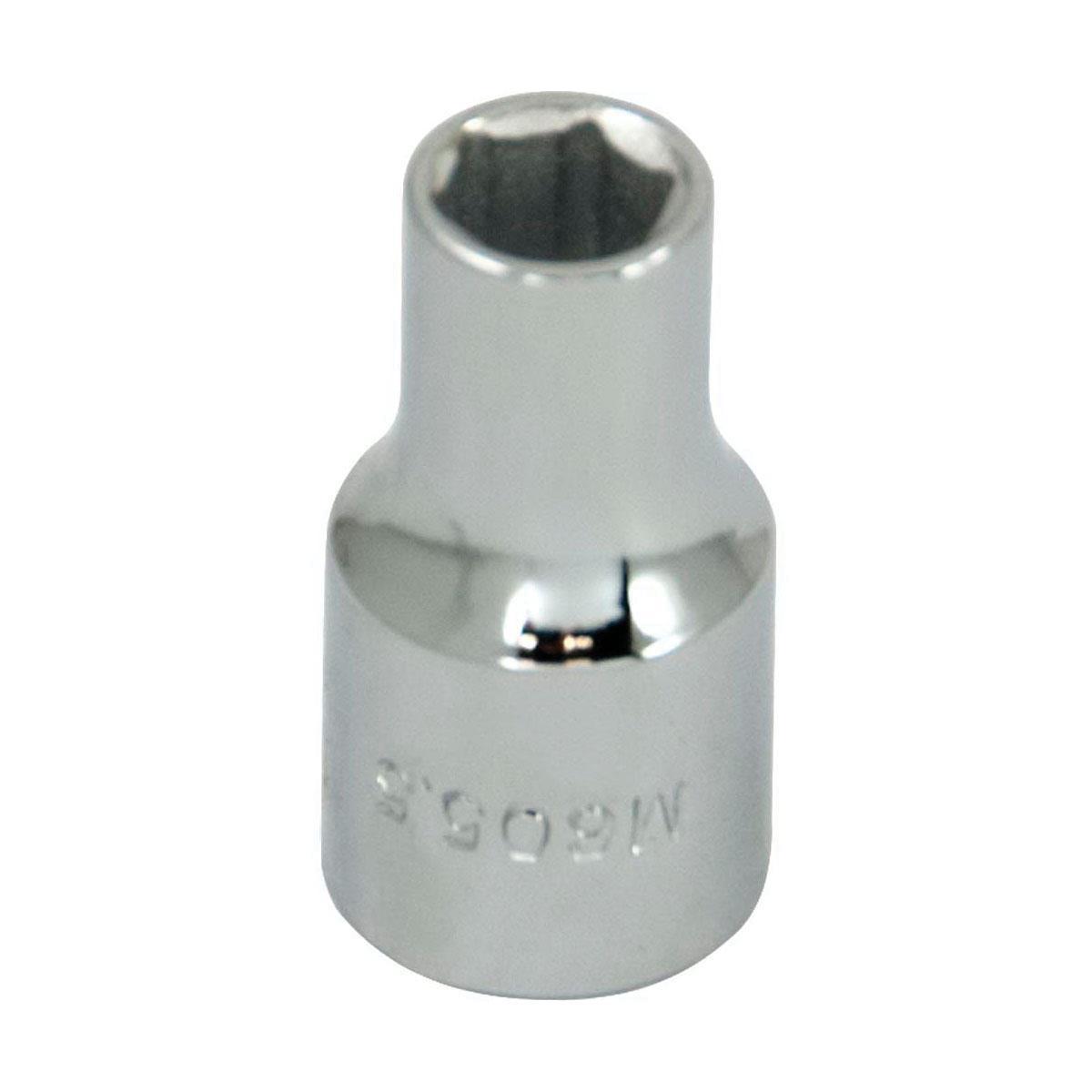 Gray Tools M605.5 Standard Socket, Metric, 1/4 in, 5.5 mm Hex Socket, 6 Points