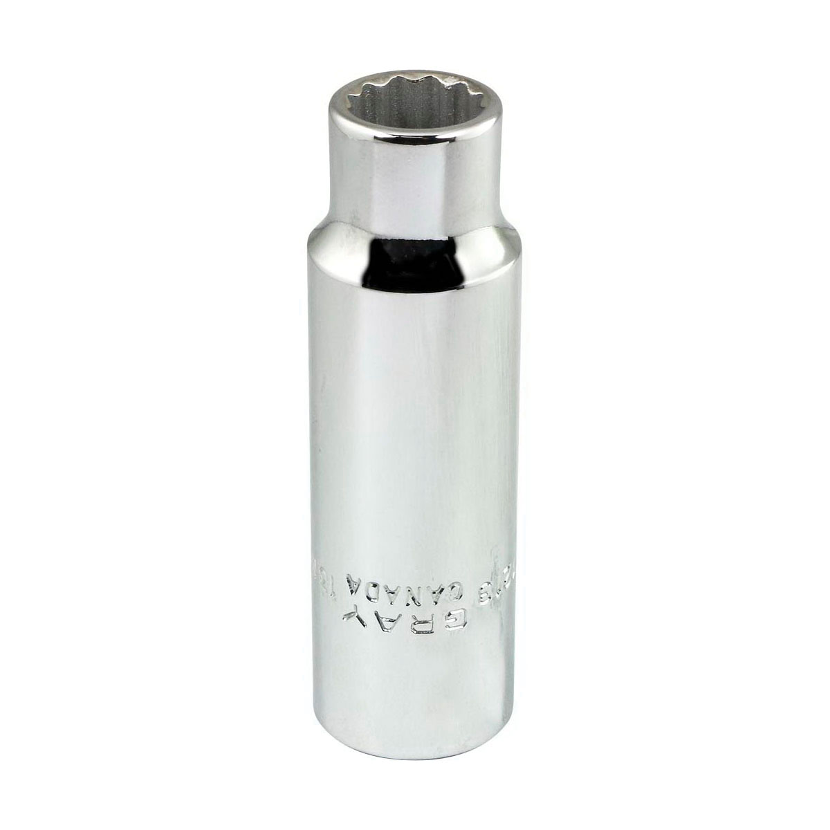 Gray Tools MD1213 Deep Socket, Metric, 1/2 in, 13 mm Hex Socket, 12 Points