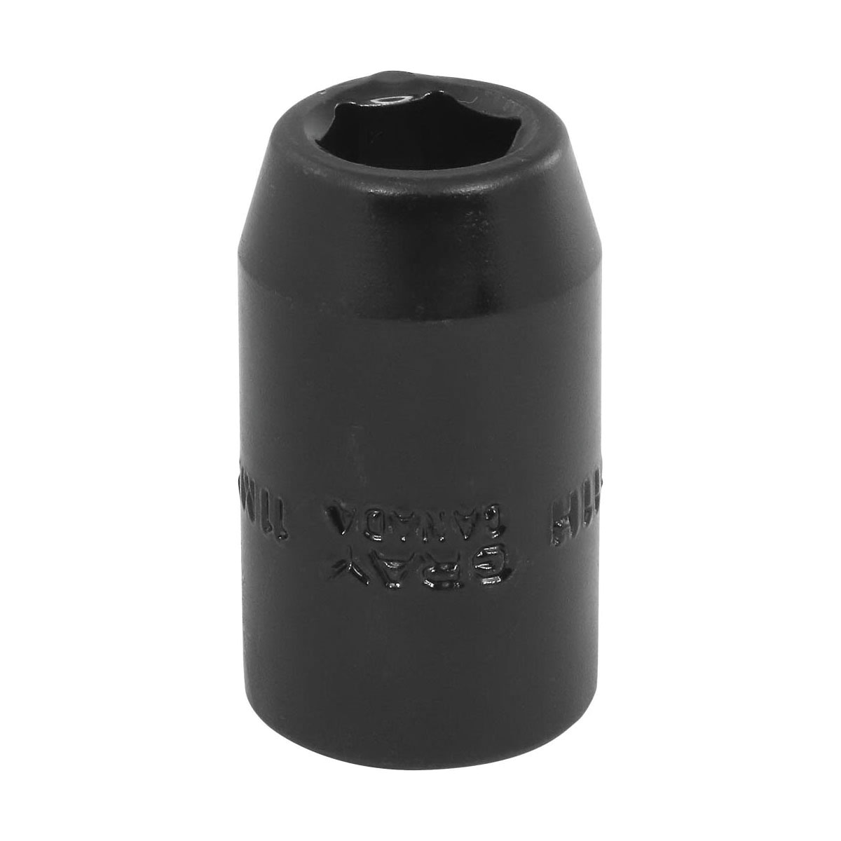 Gray Tools MP11H Standard Impact Socket, Metric, 1/2 in Square Drive, 11 mm Hex Socket, 6 Points