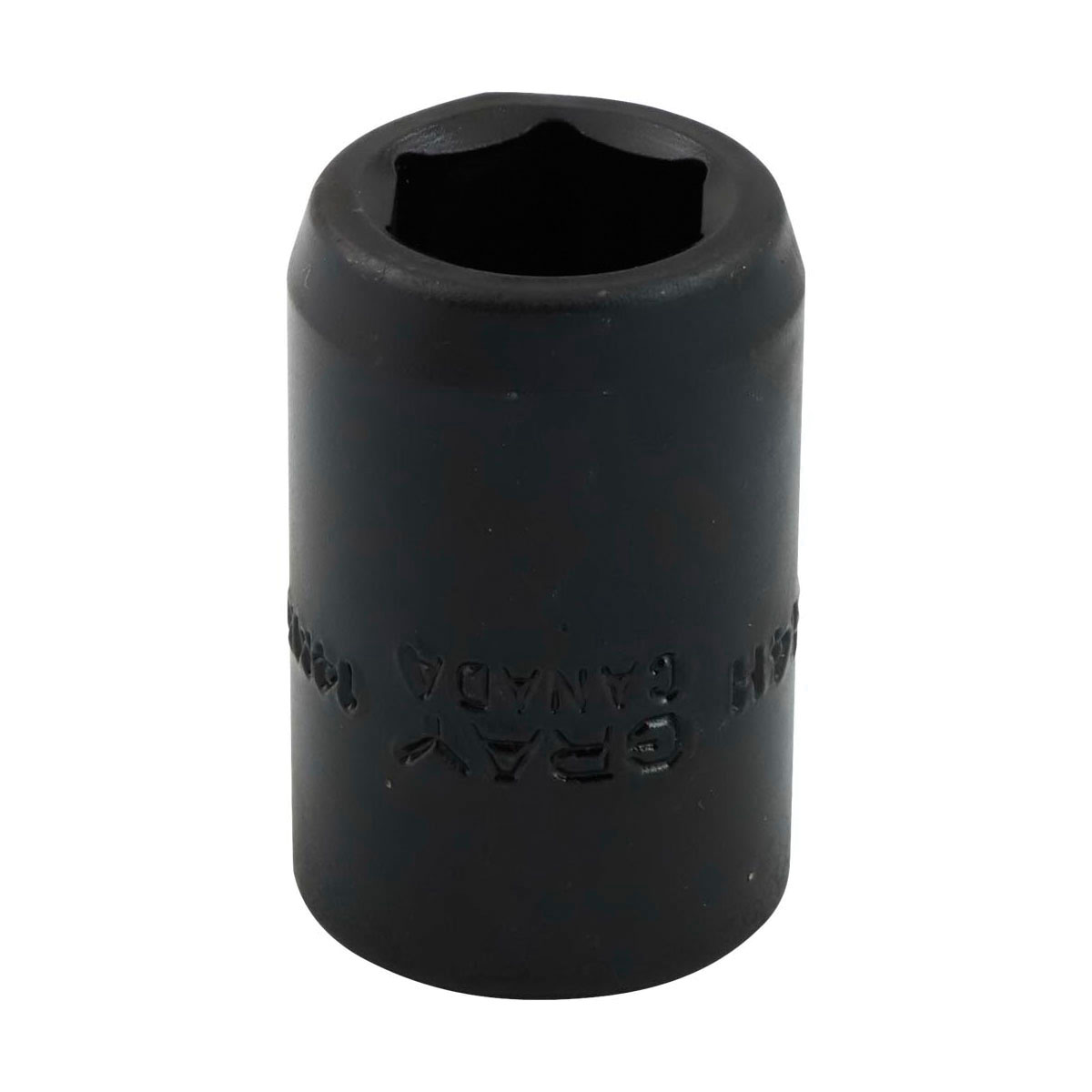 Gray Tools MP14H Standard Impact Socket, Metric, 1/2 in Square Drive, 14 mm Hex Socket, 6 Points