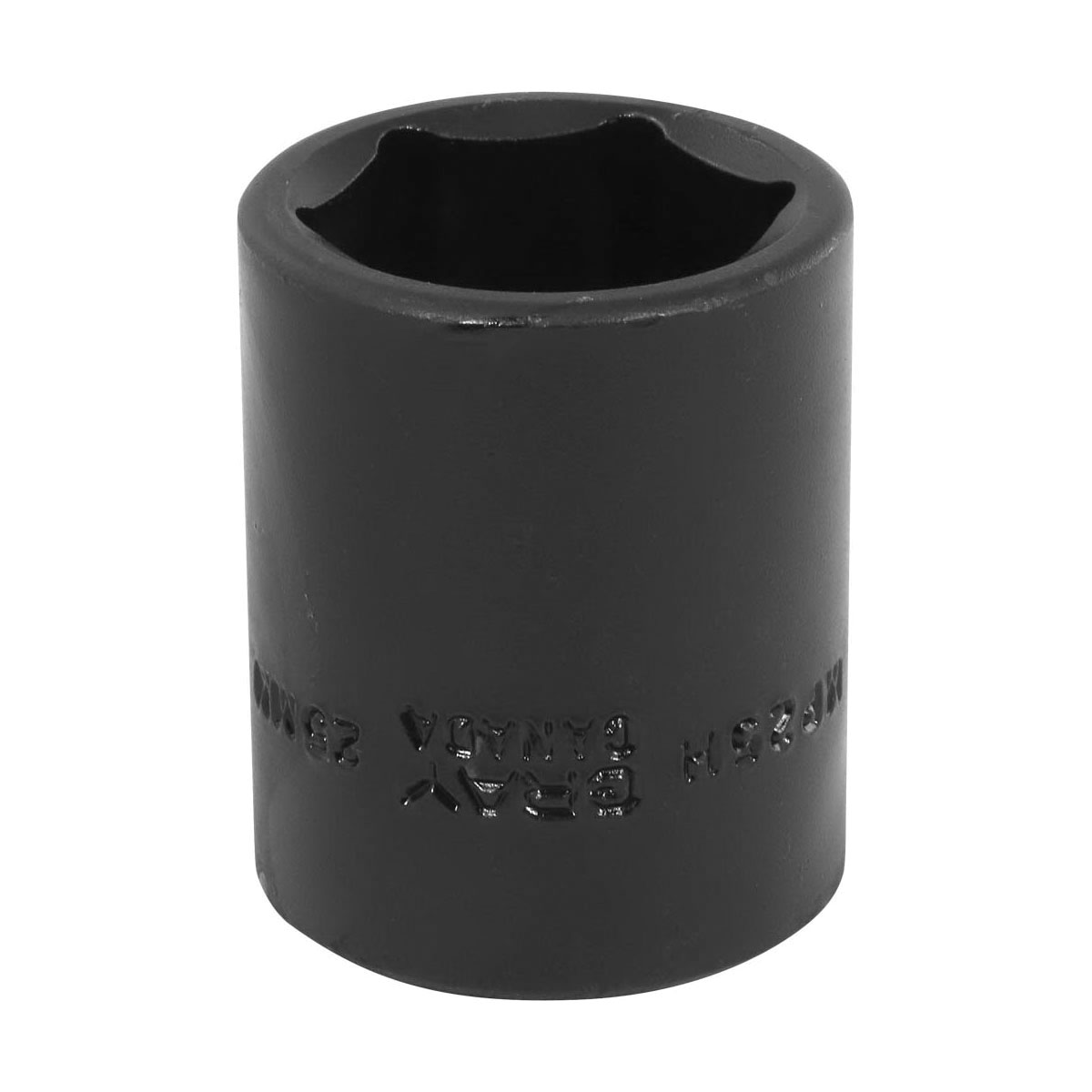 Gray Tools MP25H Standard Impact Socket, Metric, 1/2 in Square Drive, 25 mm Hex Socket, 6 Points