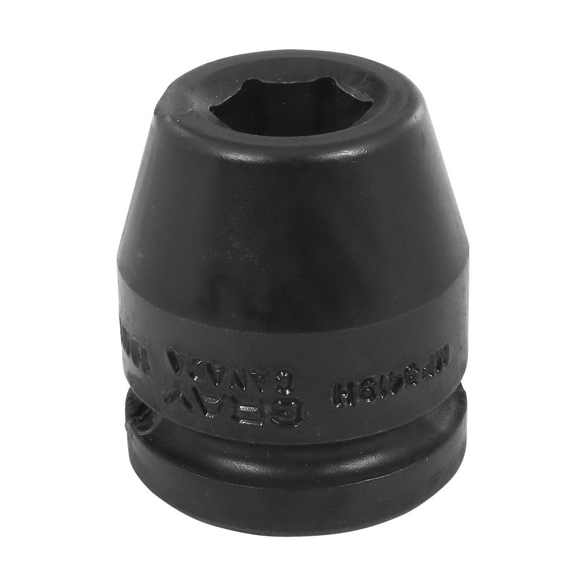 Gray Tools MP3419H Standard Impact Socket, Metric, 3/4 in, 19 mm Hex Socket, 6 Points
