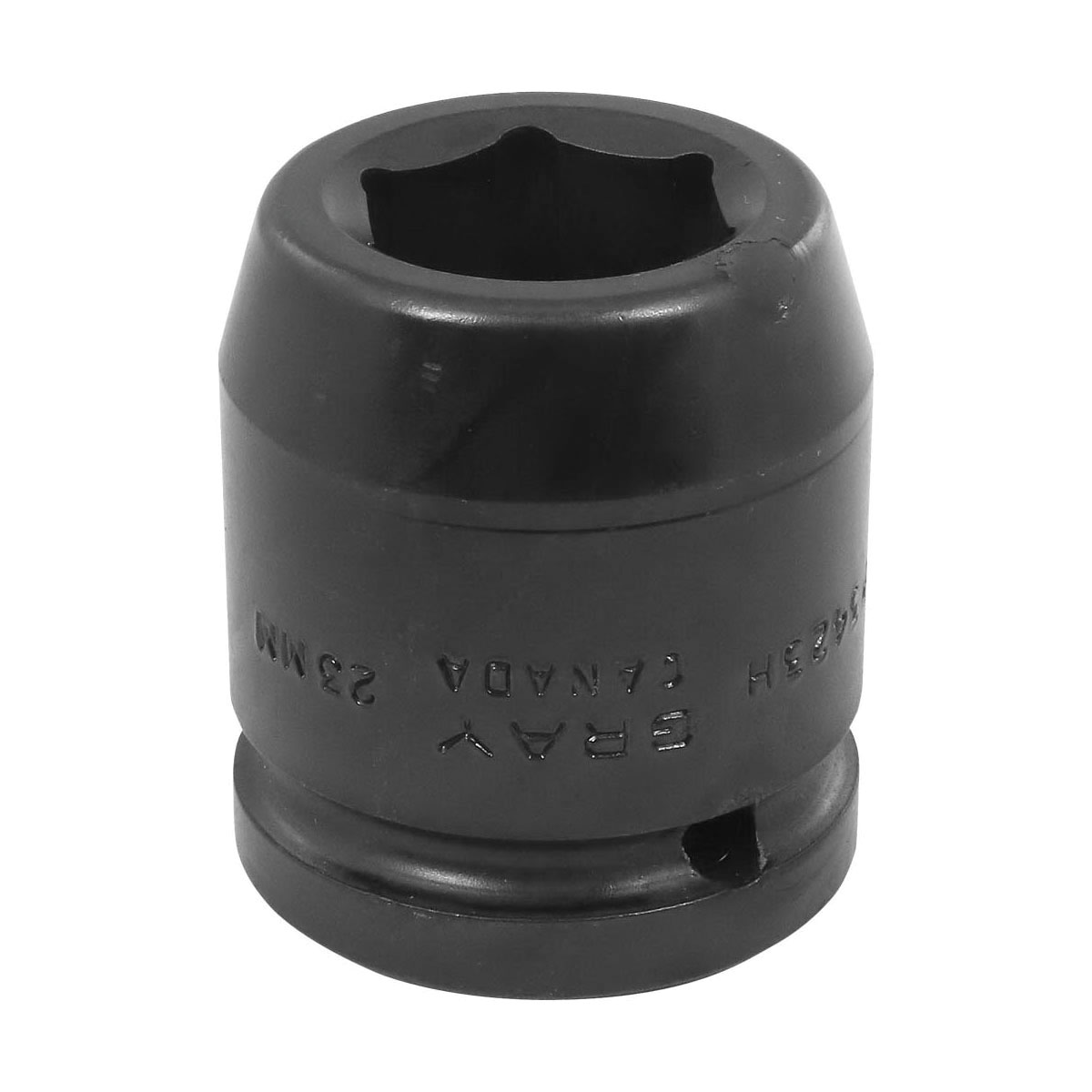 Gray Tools MP3423H Standard Impact Socket, Metric, 3/4 in, 23 mm Hex Socket, 6 Points