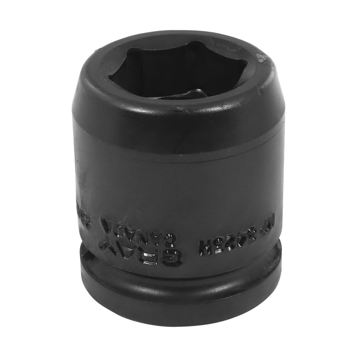 Gray Tools MP3425H Standard Impact Socket, Metric, 3/4 in, 25 mm Hex Socket, 6 Points