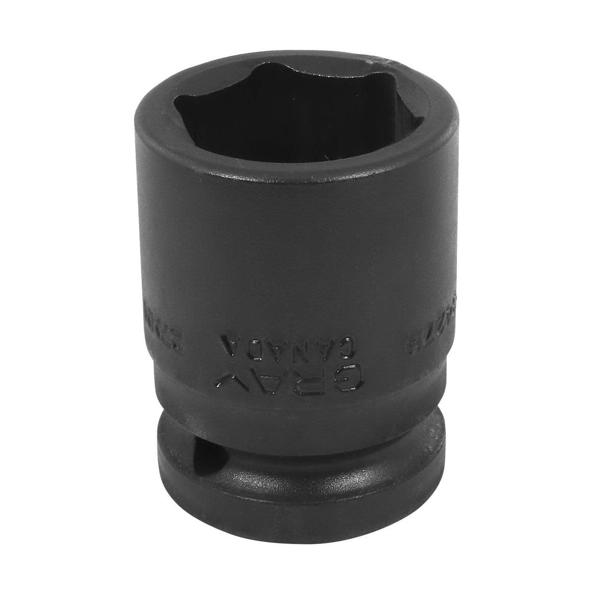Gray Tools MP3427H Standard Impact Socket, Metric, 3/4 in, 27 mm Hex Socket, 6 Points