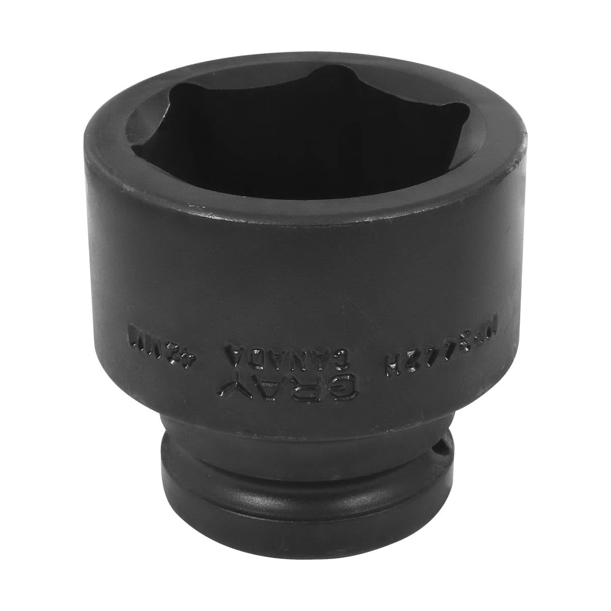 Gray Tools MP3442H Standard Impact Socket, Metric, 3/4 in, 42 mm Hex Socket, 6 Points