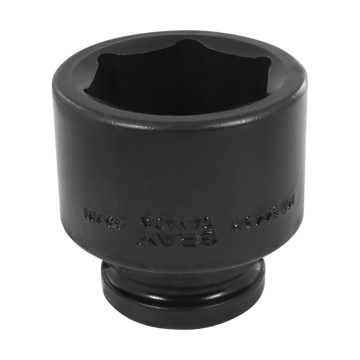 Gray Tools MP3443H Standard Impact Socket, Metric, 3/4 in, 43 mm Hex Socket, 6 Points