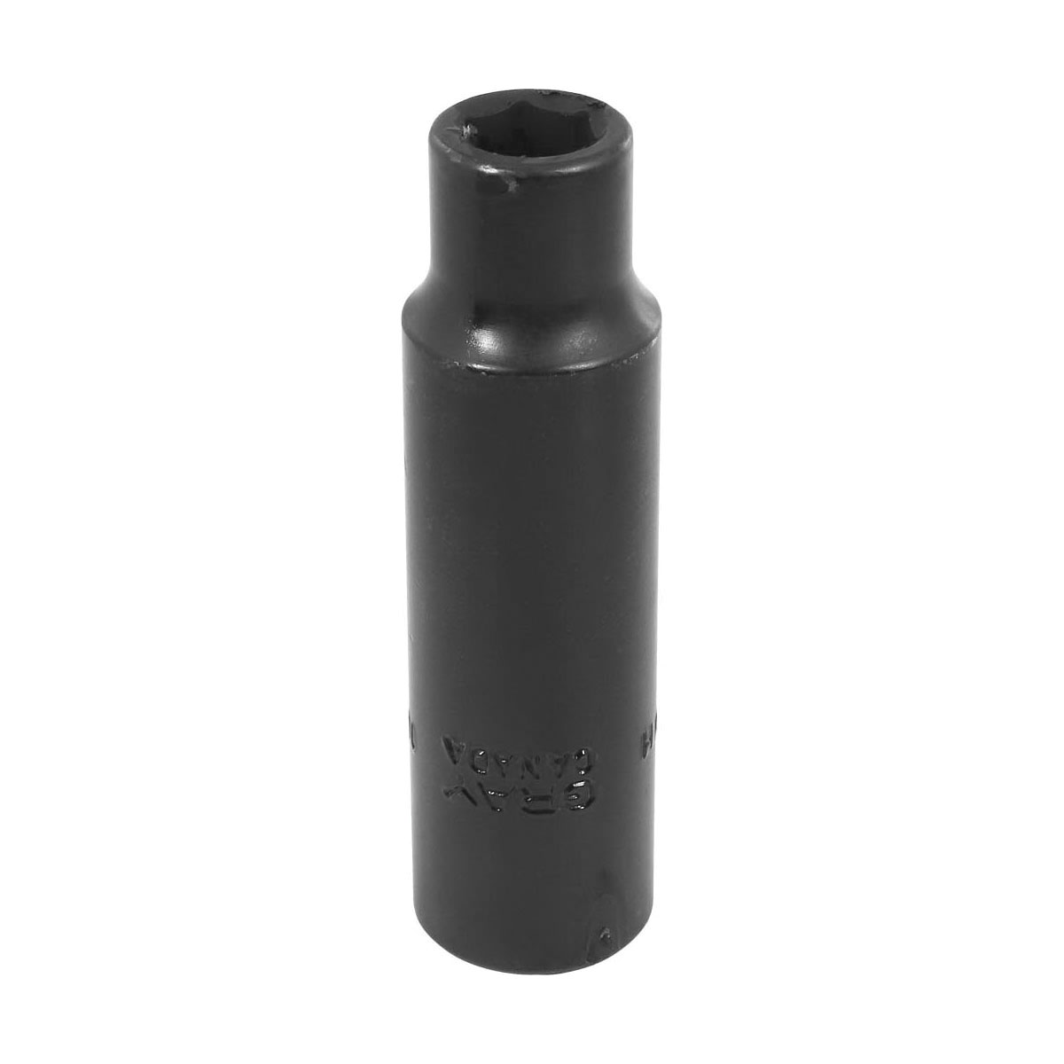 Gray Tools MPD10H Deep Impact Socket, Metric, 1/2 in Square Drive, 10 mm Hex Socket, 6 Points
