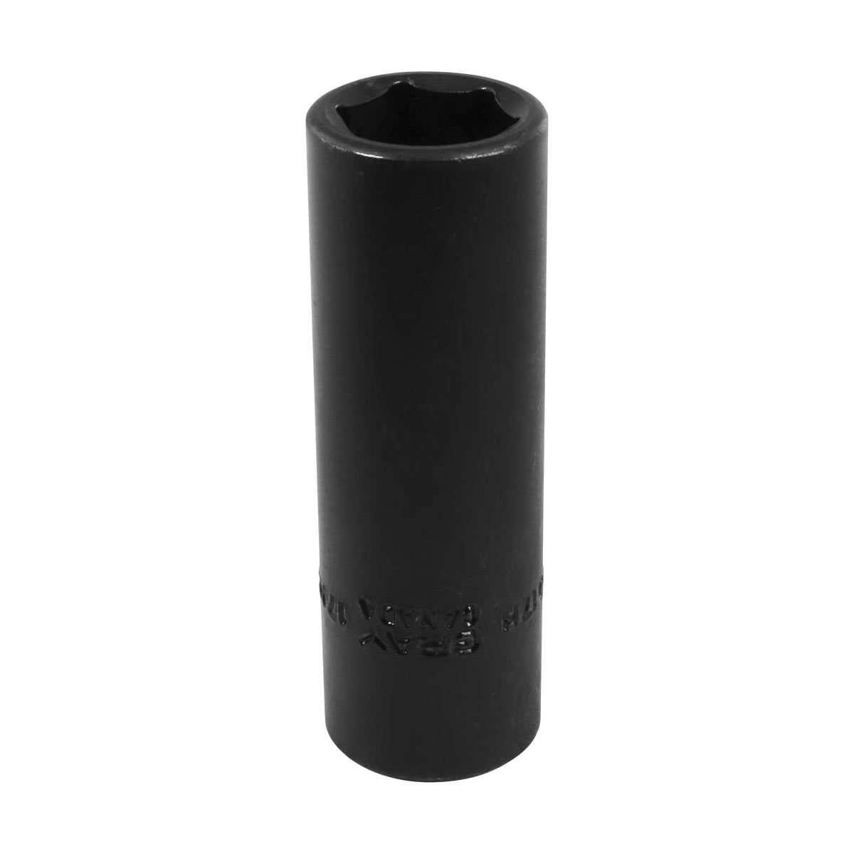 Gray Tools MPD17H Deep Impact Socket, Metric, 1/2 in Square Drive, 17 mm Hex Socket, 6 Points