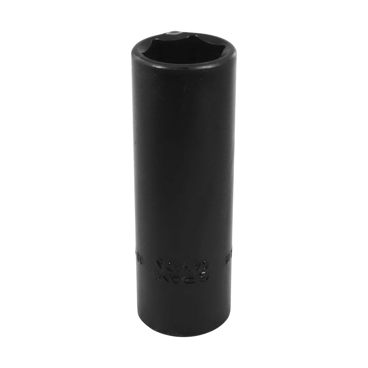 Gray Tools MPD18H Deep Impact Socket, Metric, 1/2 in Square Drive, 18 mm Hex Socket, 6 Points