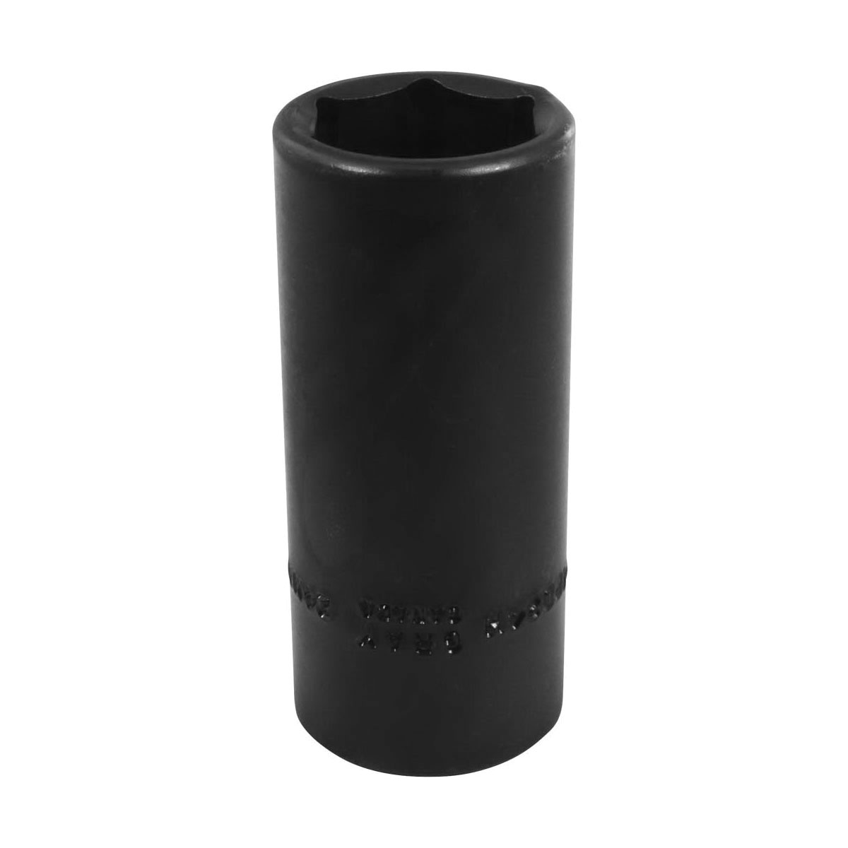 Gray Tools MPD24H Deep Impact Socket, Metric, 1/2 in Square Drive, 24 mm Hex Socket, 6 Points