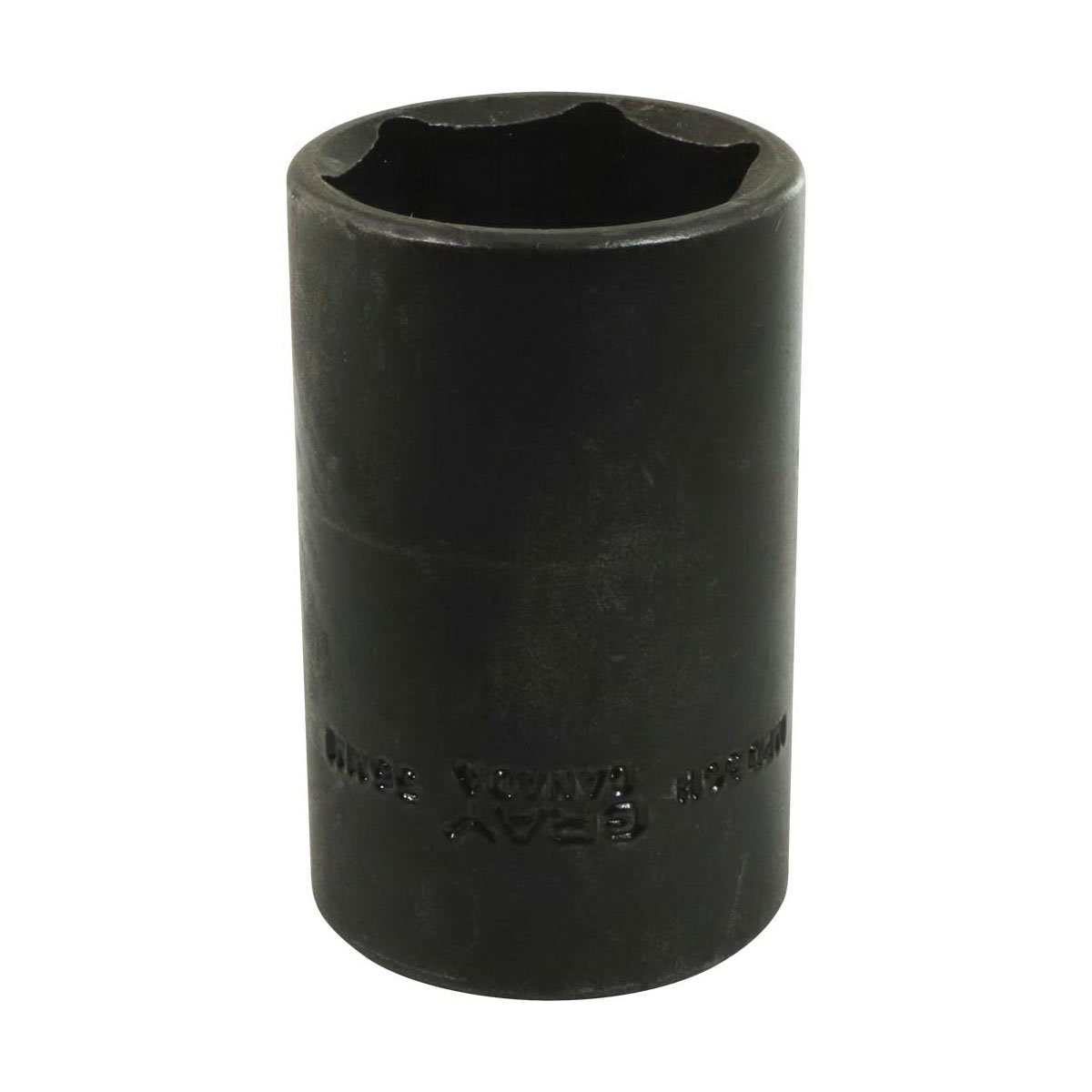 Gray Tools MPD30H Deep Impact Socket, Metric, 1/2 in Square Drive, 30 mm Hex Socket, 6 Points