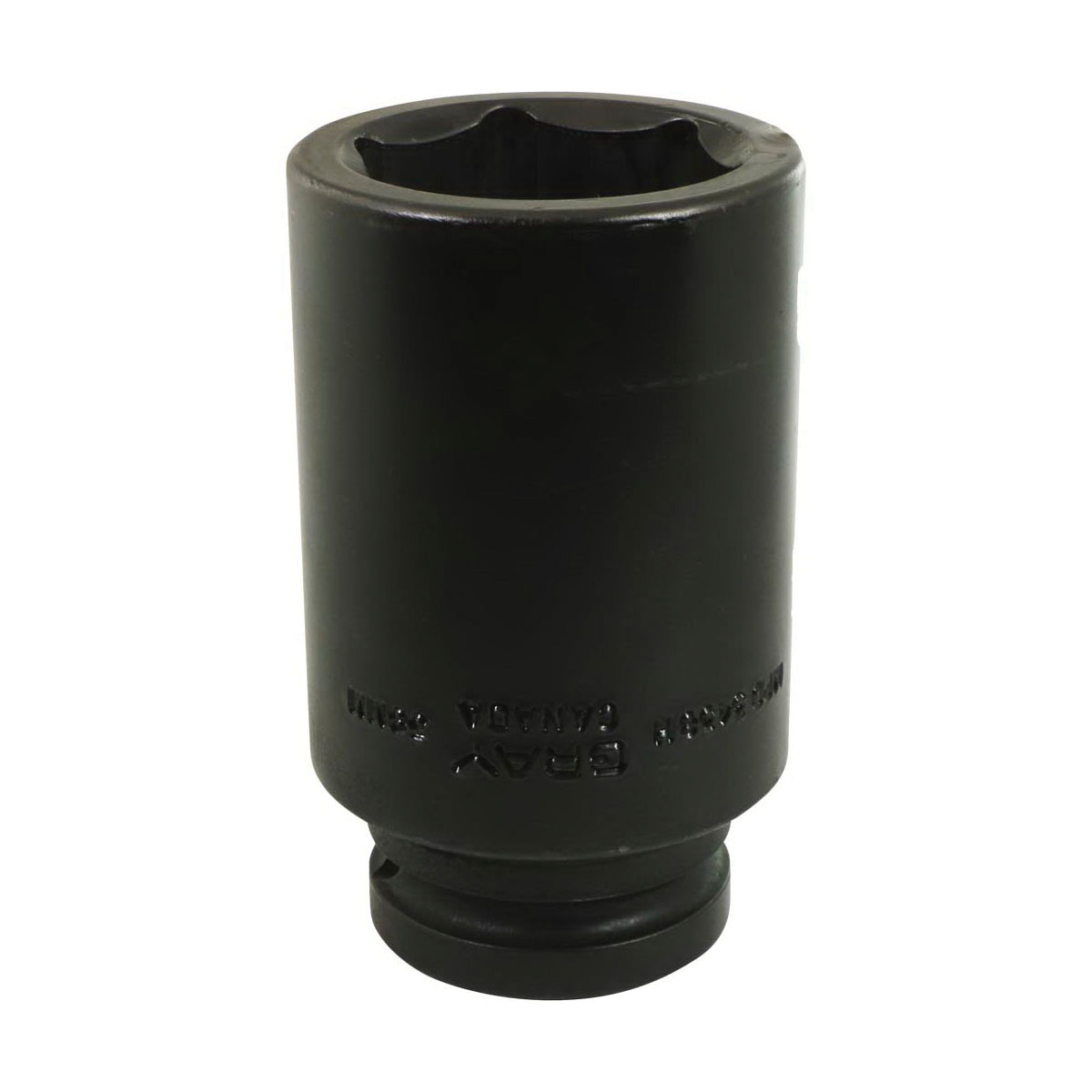 Gray Tools MPD3438H Deep Impact Socket, Metric, 3/4 in, 38 mm Hex Socket, 6 Points