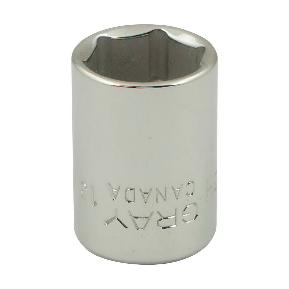 Gray Tools MT13H Standard Socket, Metric, 3/8 in, 13 mm Hex Socket, 6 Points