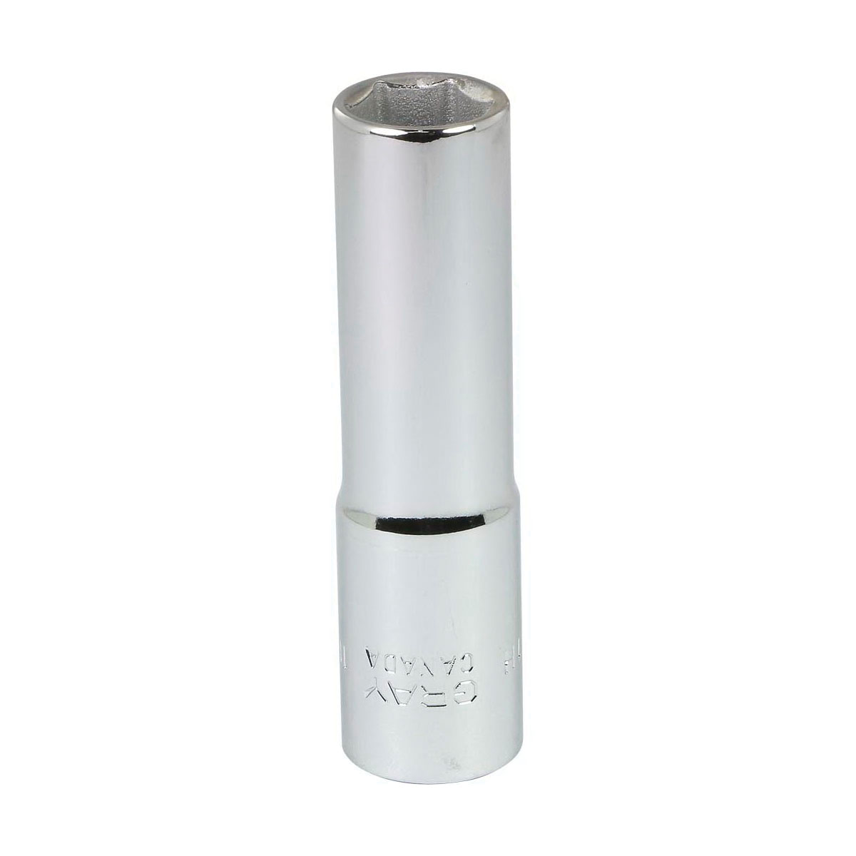 Gray Tools MTL11H Deep Socket, Metric, 3/8 in, 11 mm Hex Socket, 6 Points