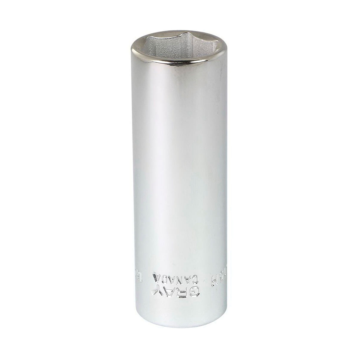 Gray Tools MTL15H Deep Socket, Metric, 3/8 in, 15 mm Hex Socket, 6 Points