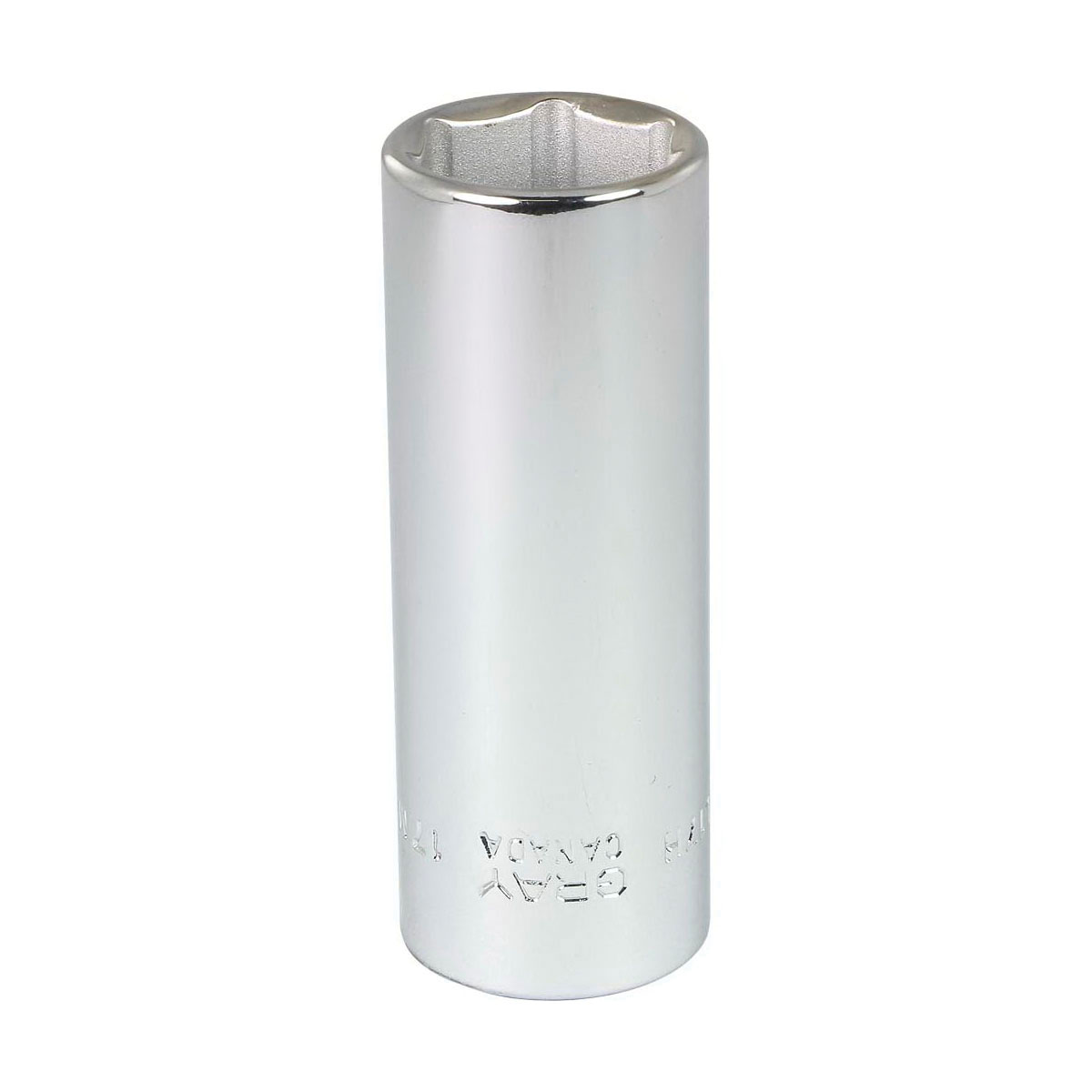 Gray Tools MTL17H Deep Socket, Metric, 3/8 in, 17 mm Hex Socket, 6 Points