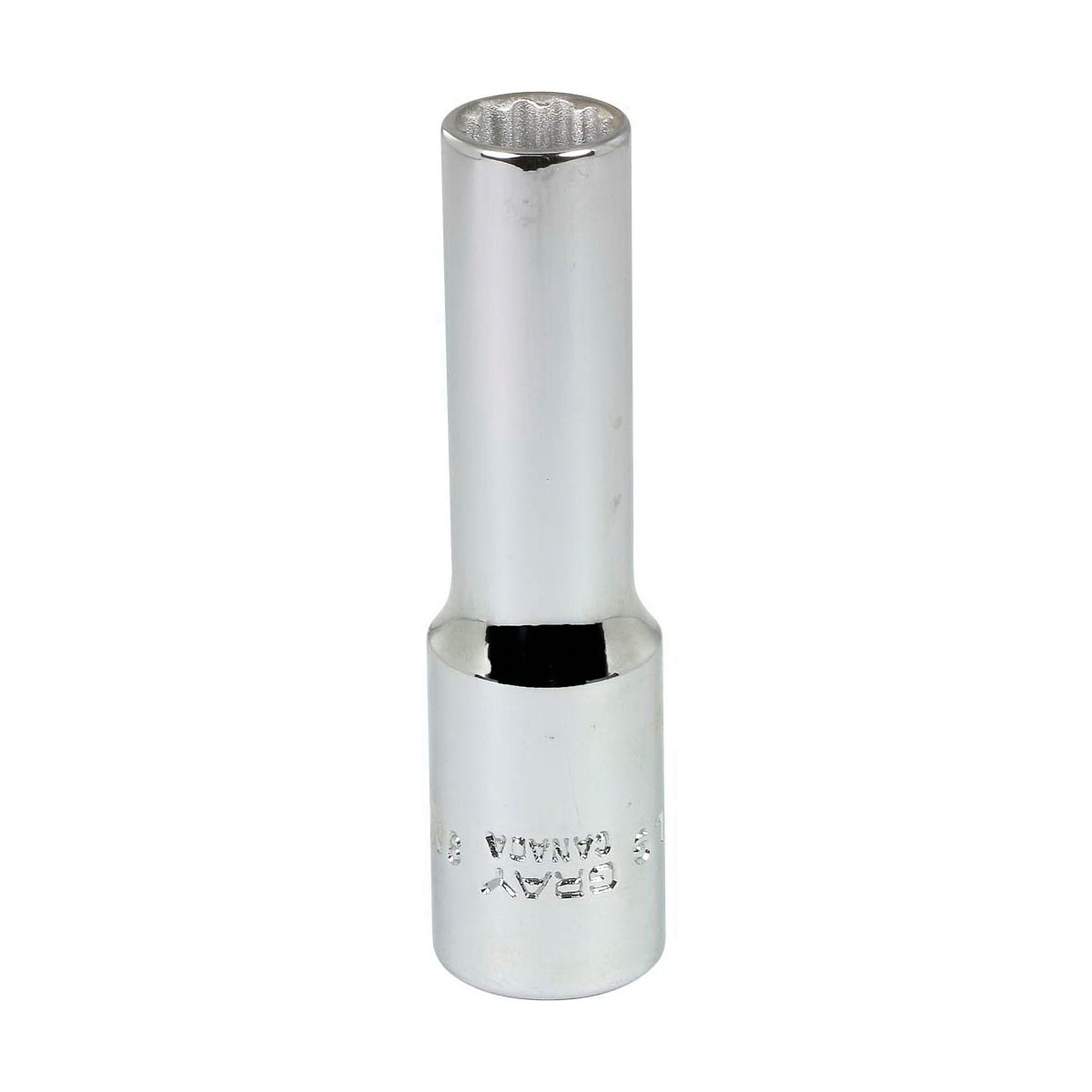 Gray Tools MTL9 Deep Socket, Metric, 3/8 in, 9 mm Hex Socket, 12 Points