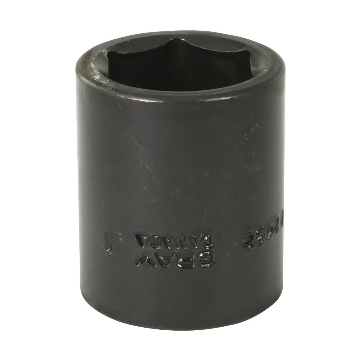 Gray Tools P2432 Socket, 1/2 in Hex Drive, 1 in Standard Socket, 6 Points