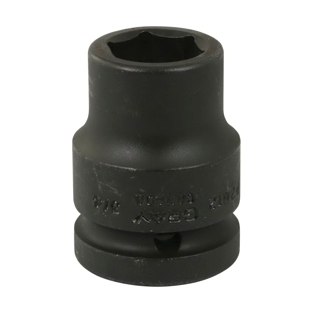 Gray Tools P2612 Standard Impact Socket, Imperial, 3/4 in Square Drive, 3/4 in Hex Socket, 6 Points