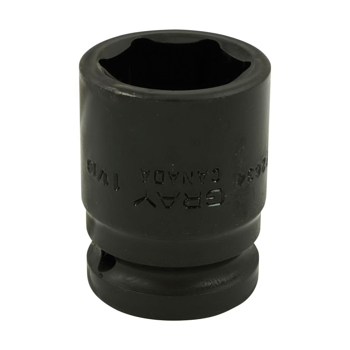 Gray Tools P2634 Socket, 3/4 in Hex Drive, 1-1/6 in Standard Socket, 6 Points
