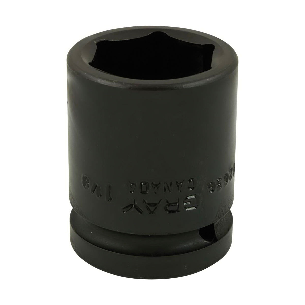 Gray Tools P2636 Socket, 3/4 in Hex Drive, 1-1/8 in Standard Socket, 6 Points