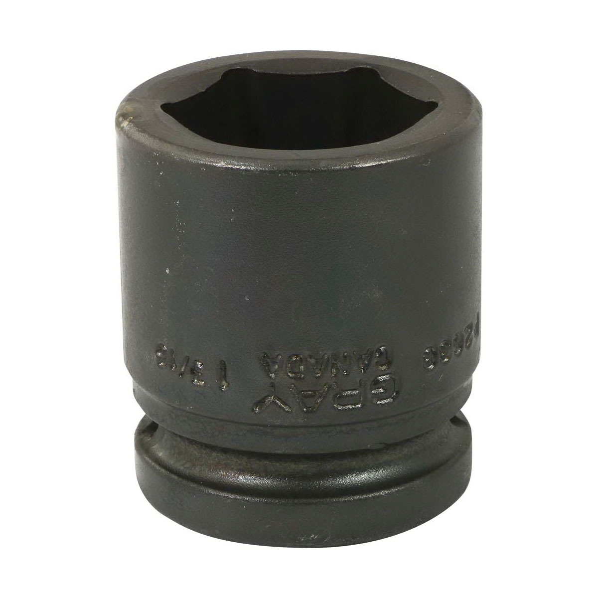 Gray Tools P2638 Socket, 3/4 in Hex Drive, 1-3/16 in Standard Socket, 6 Points