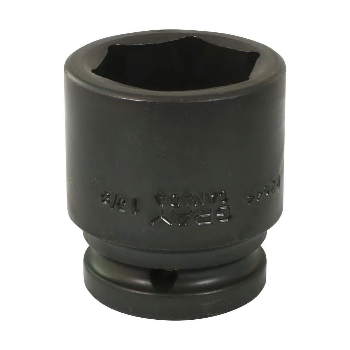 Gray Tools P2644 Socket, 3/4 in Hex Drive, 1-3/8 in Standard Socket, 6 Points