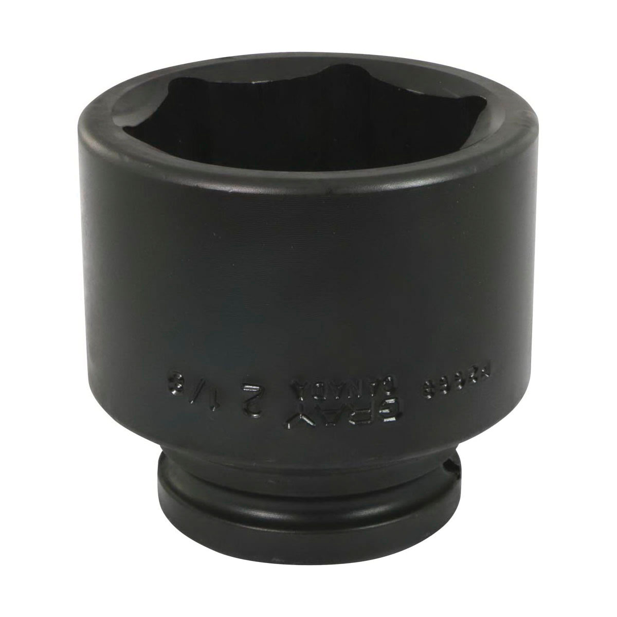 Gray Tools P2668 Standard Impact Socket, Imperial, 3/4 in Square Drive, 2-1/8 in Hex Socket, 6 Points