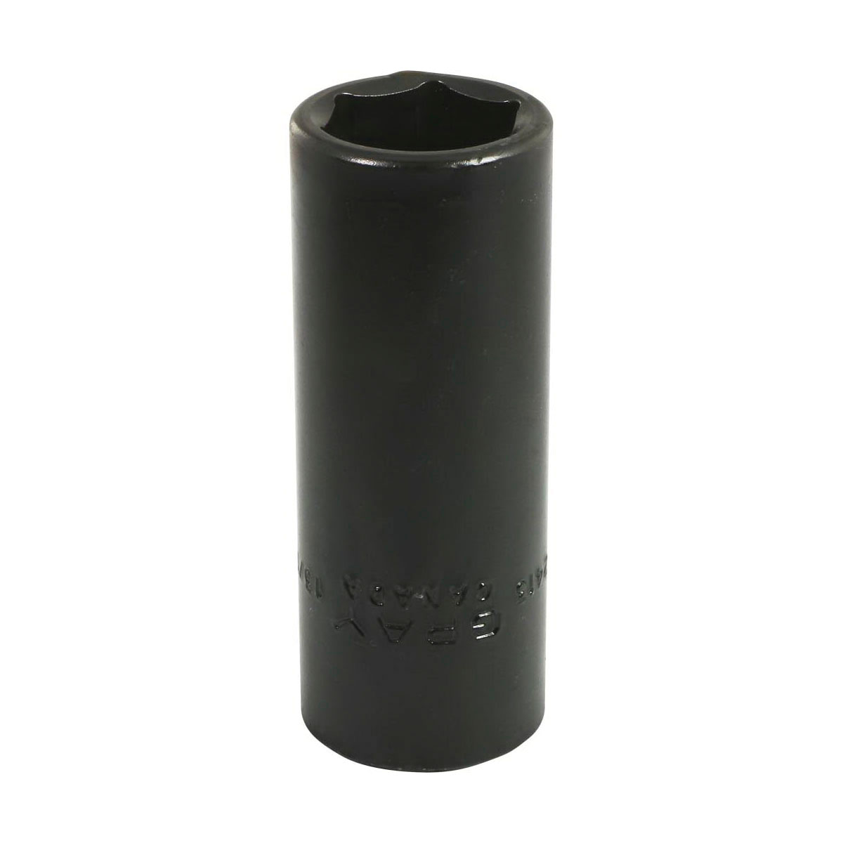 Gray Tools PL2413 Deep Impact Socket, Imperial, 1/2 in Square Drive, 13/16 in Hex Socket, 6 Points