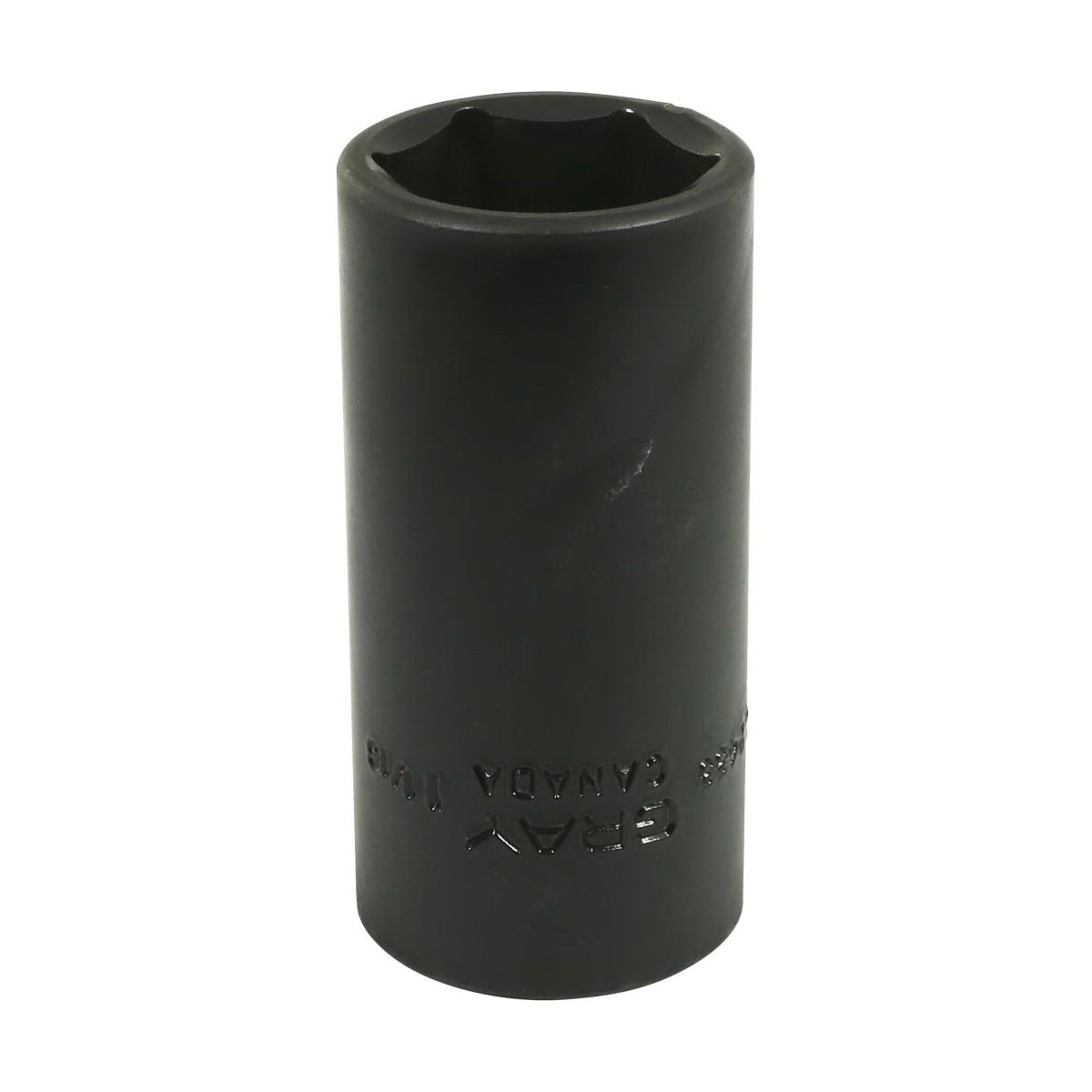 Gray Tools PL2433 Deep Impact Socket, Imperial, 1/2 in Square Drive, 1-1/16 in Hex Socket, 6 Points