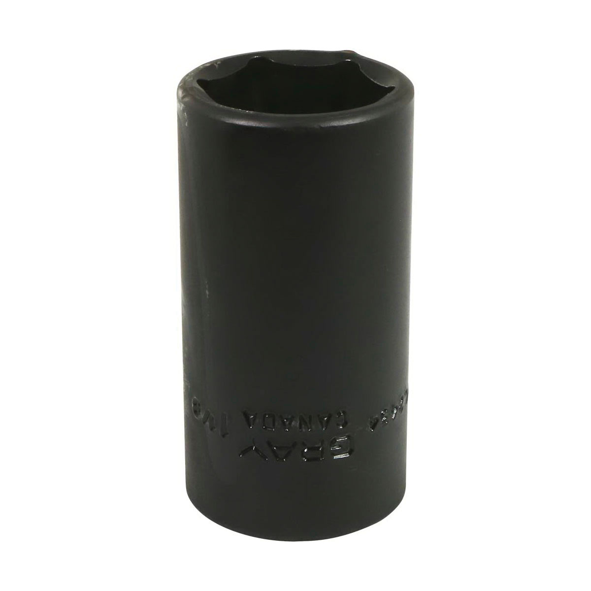 Gray Tools PL2434 Socket, 1/2 in Hex Drive, 1-1/8 in Deep Socket, 6 Points