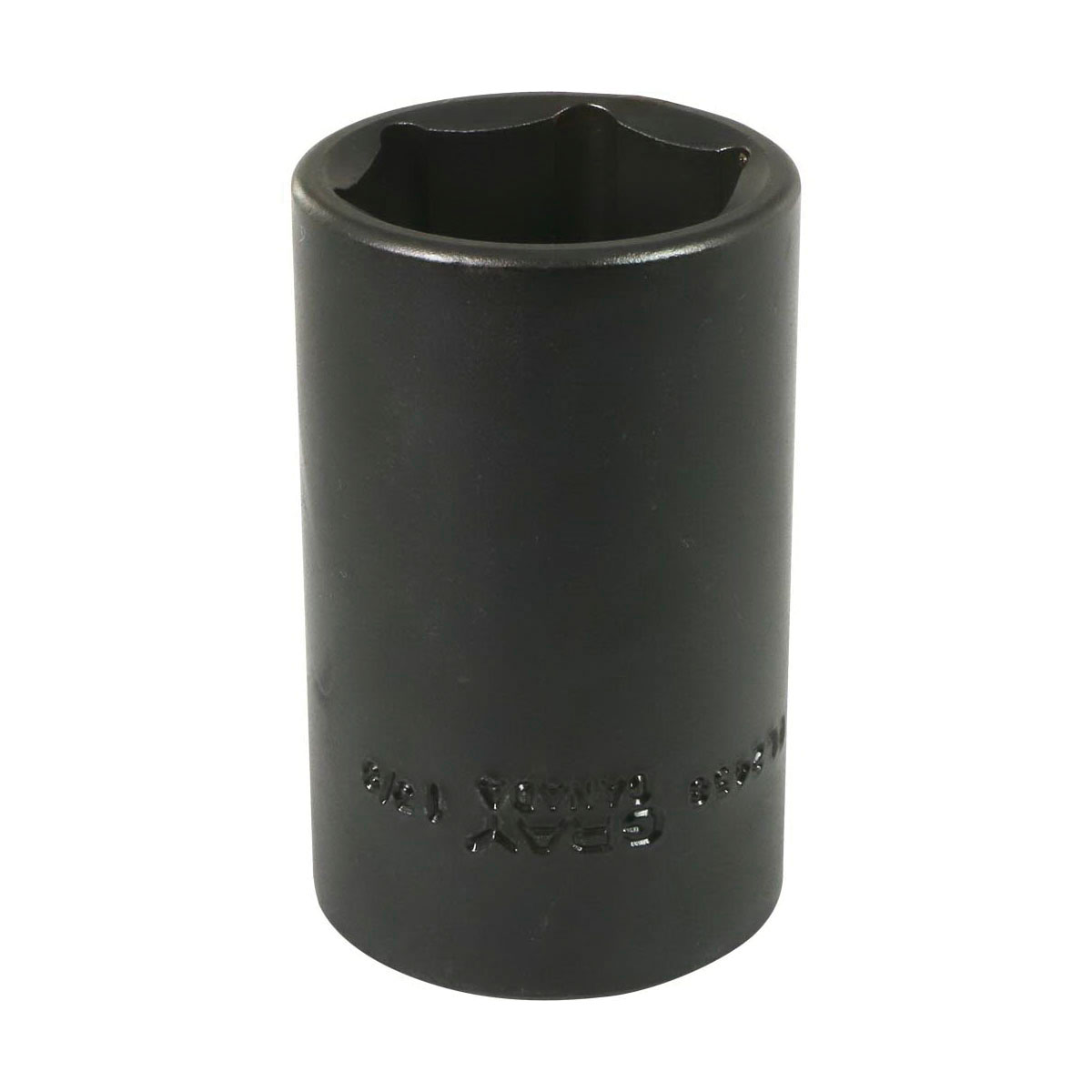 Gray Tools PL2438 Deep Impact Socket, Imperial, 1/2 in Square Drive, 1-3/8 in Hex Socket, 6 Points