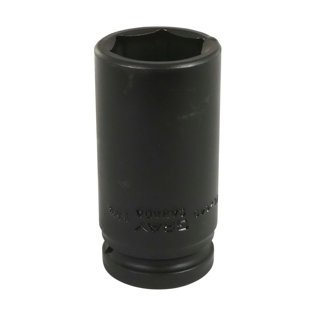 Gray Tools PL2640 Socket, 3/4 in Hex Drive, 1-1/4 in Deep Socket, 6 Points
