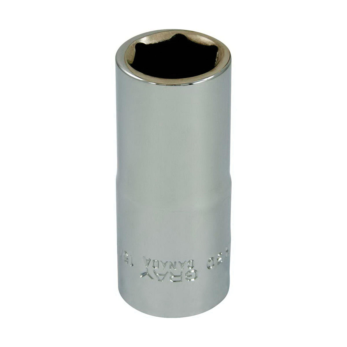 Gray Tools RLH30 Deep Socket, Imperial, 3/4 in, 15/16 in Hex Socket, 6 Points