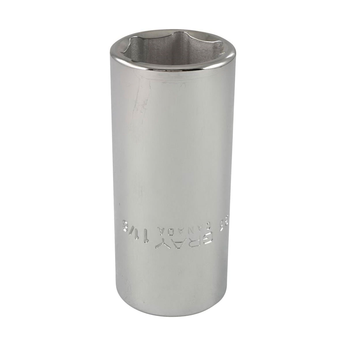 Gray Tools RLH36 Deep Socket, Imperial, 3/4 in, 1-1/8 in Hex Socket, 6 Points