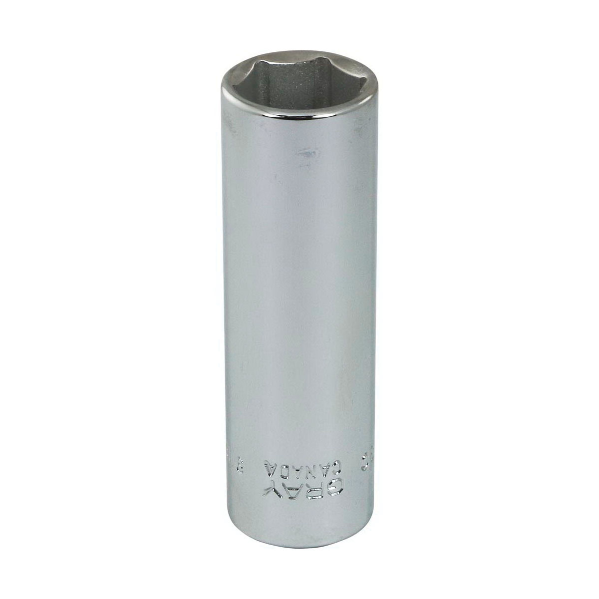 Gray Tools T180 Deep Socket, Imperial, 3/8 in, 9/16 in Hex Socket, 6 Points