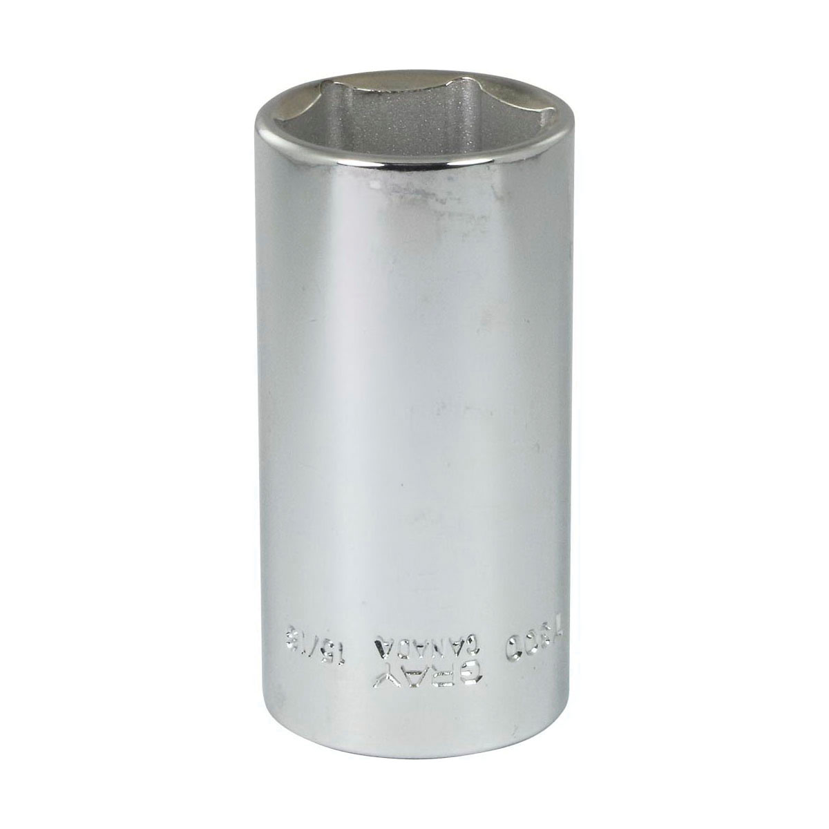 Gray Tools T300 Deep Socket, Imperial, 3/8 in, 15/16 in Hex Socket, 6 Points